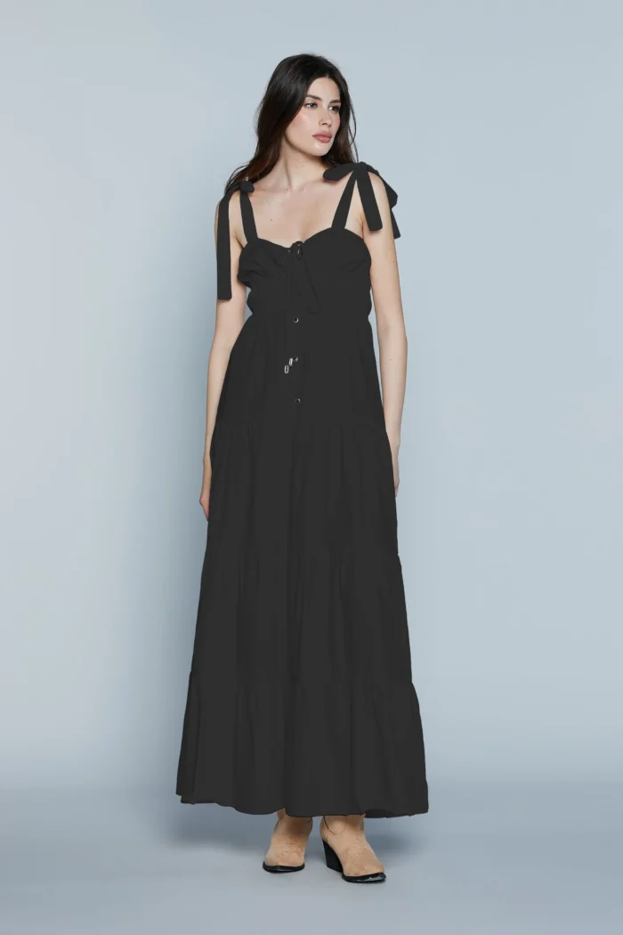 relish vestido verdiana largo