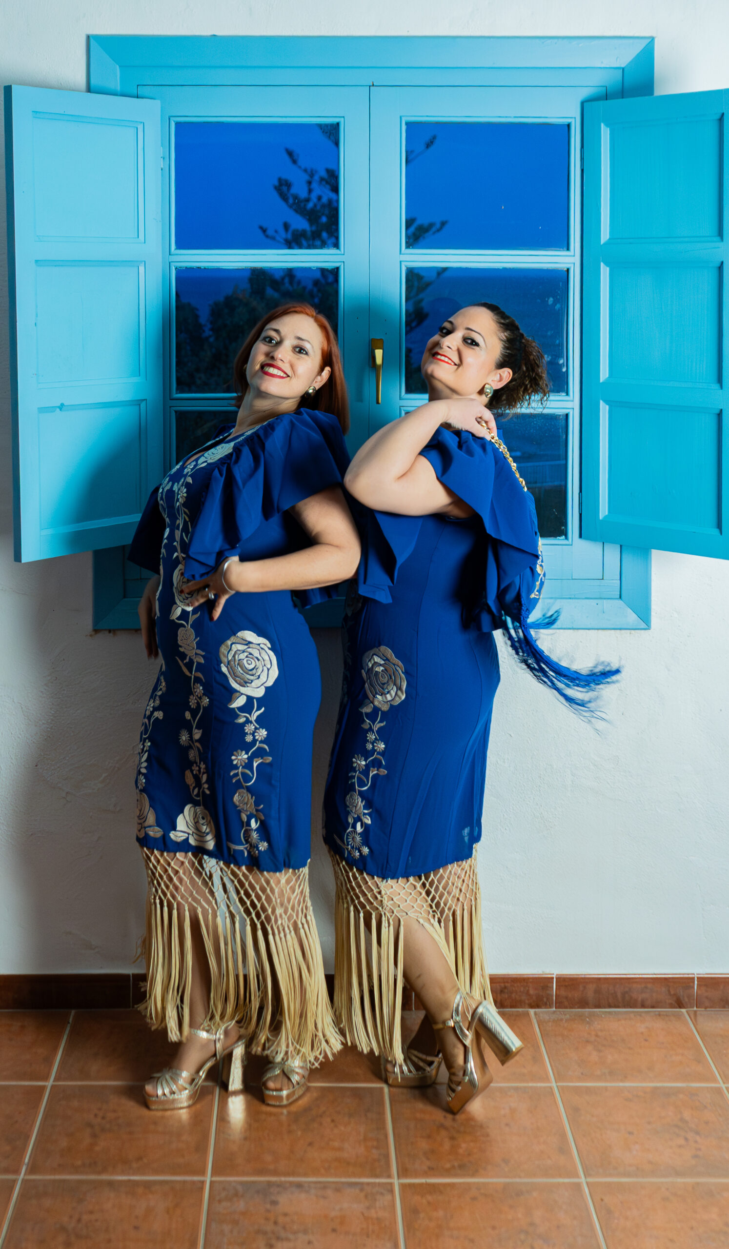 Kahyra Vestido Rosal Azul - Imagen 2