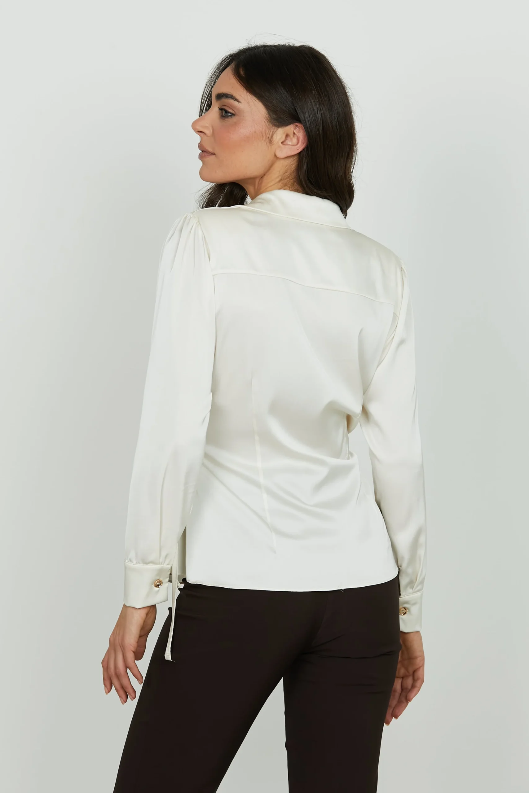 Relish Blusa Manga Larga Escote Cruzado - Imagen 2