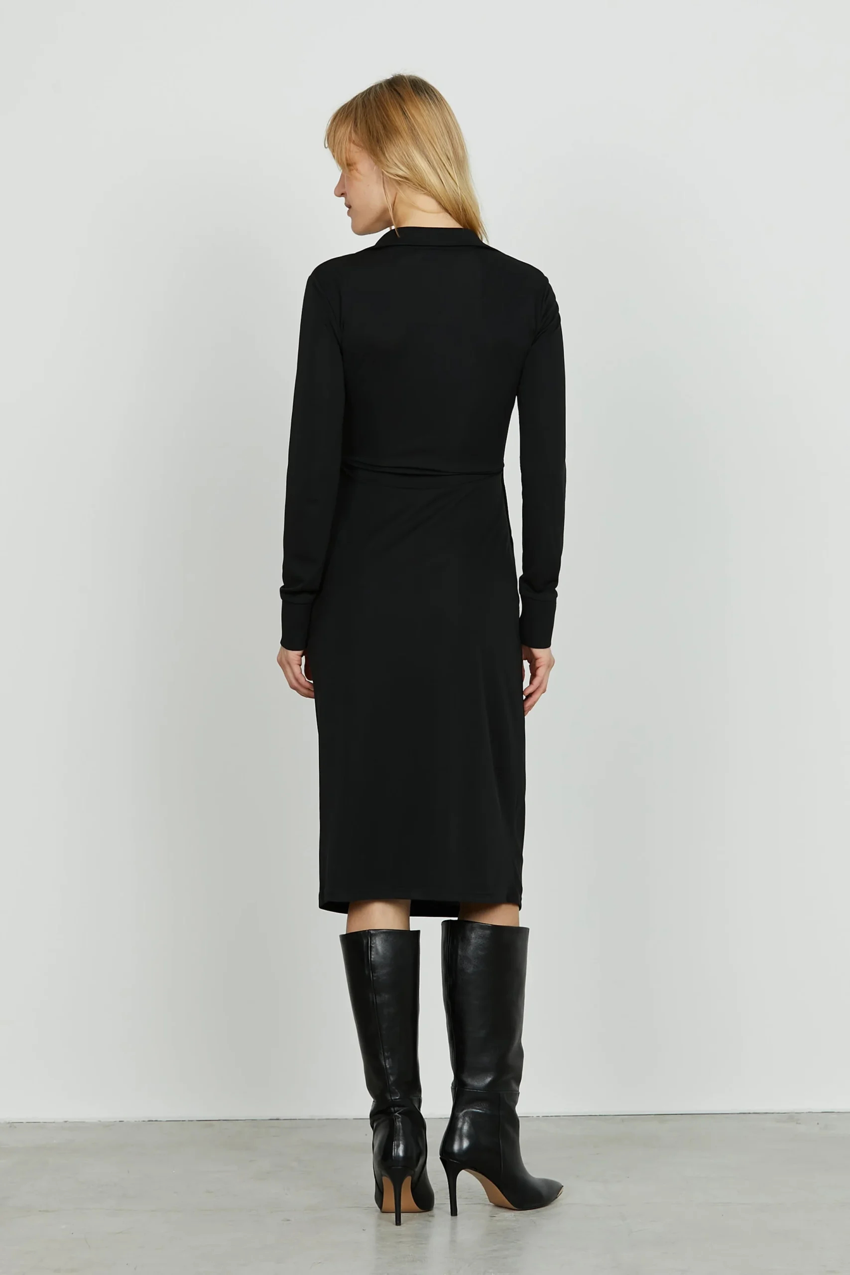 Relish Vestido Midi Escote Cruzado Y Hebilla De Palanca - Imagen 4