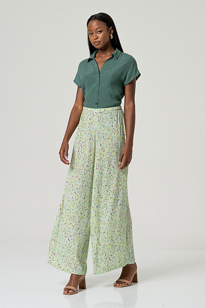 Surkana Pantalon Amplio Verde
