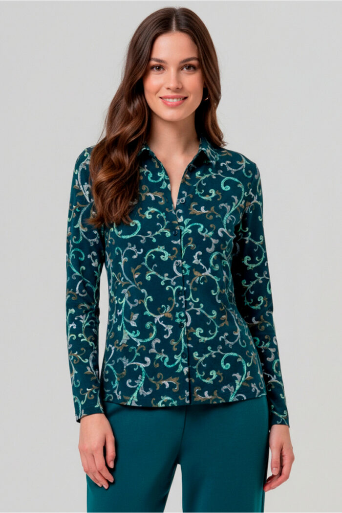 Surkana Camisa De Viscosa Ecovero Estampada