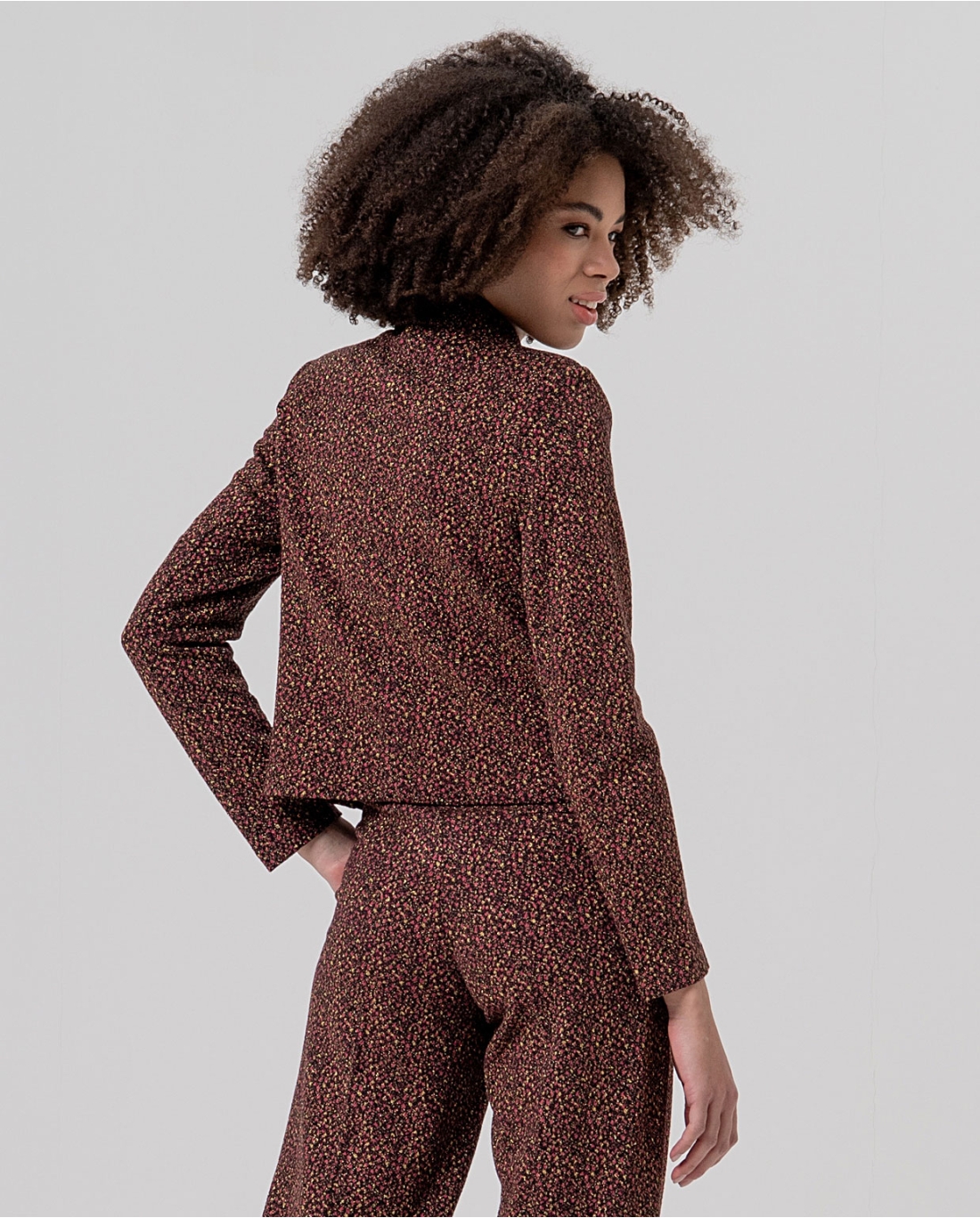 Surkana Chaqueta Corta Efecto Tweed - Imagen 2