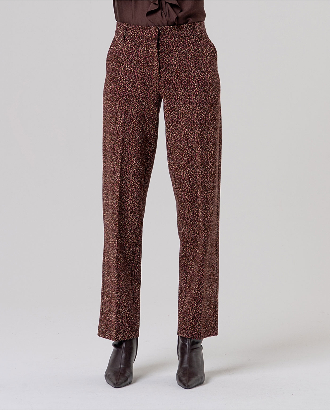 Surkana Pantalon Recto Efecto Tweed - Imagen 3